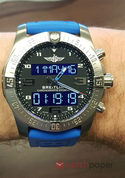 breitling b55 connected cena|exospace b55 manual.